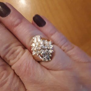 Vintage Diamond Cocktail Ring (1.25 karats)